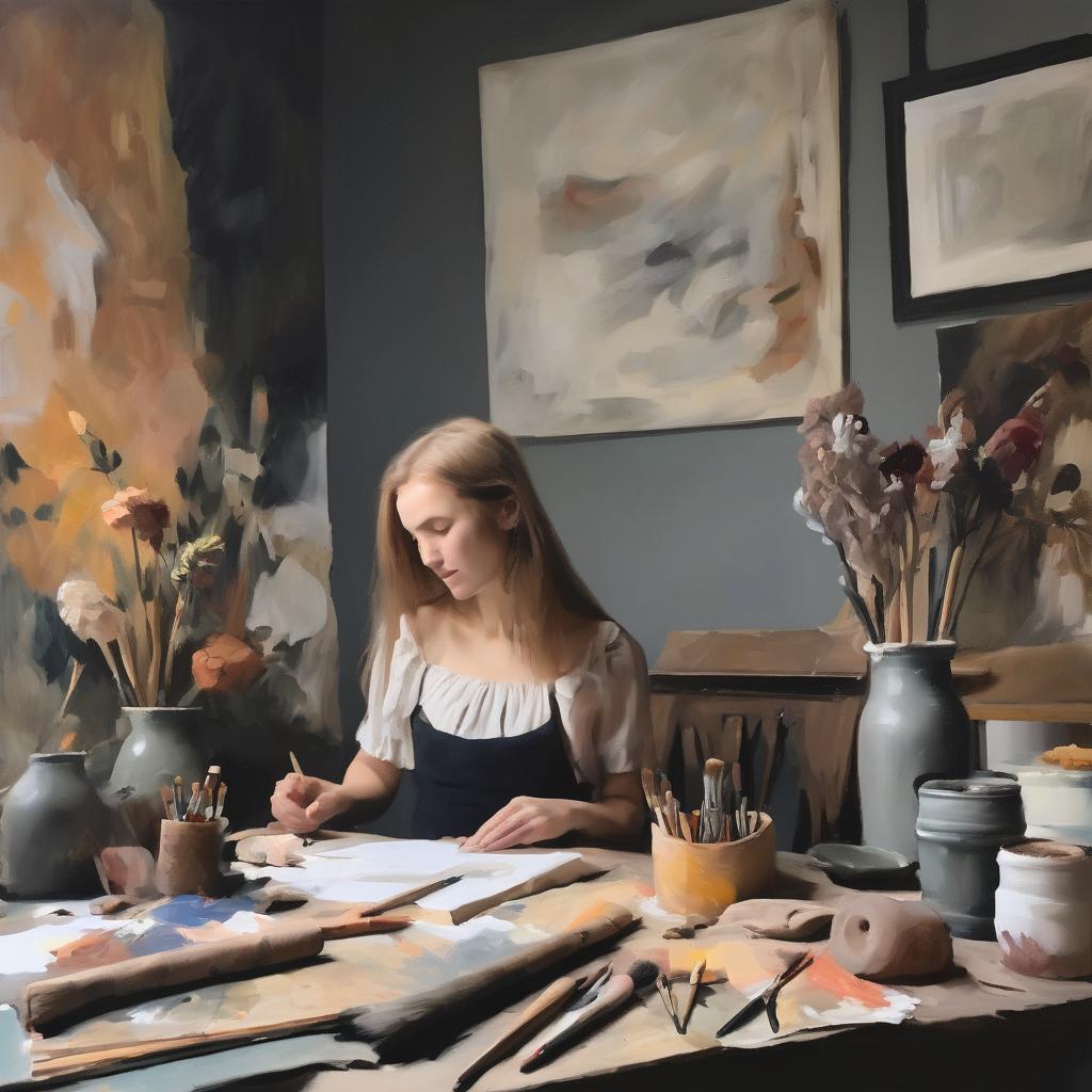 Η εξέλιξη του ύφους και των τεχνικών της καλλιτέχνιδος